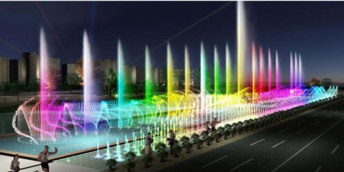 站前廣場音樂噴泉