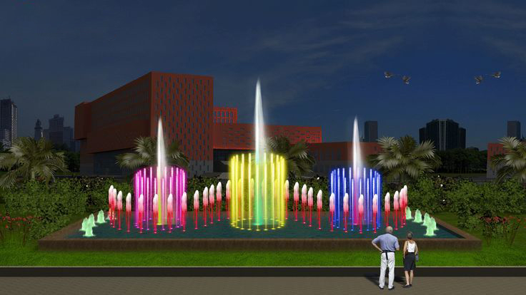 園林綠化景觀(guān)工程中噴泉設(shè)計(jì)分析